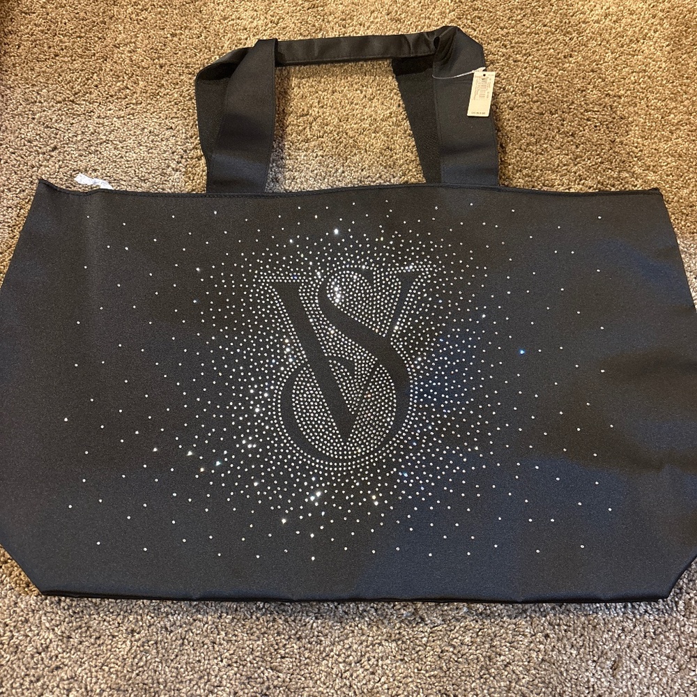 Victoria Secret Black Tote Bag